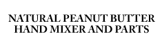 natural peanut butter hand mixer